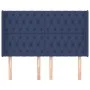 Cabecero con orejas de tela azul 163x16x118/128 cm de vidaXL, Cabeceros y pies de cama - Ref: Foro24-3119928, Precio: 145,16 ...