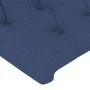Headboard with blue fabric ears 163x16x118/128 cm by vidaXL, Headboards and footboards - Ref: Foro24-3119928, Price: 145,16 €...