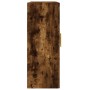 Armarios de pared 2 uds madera de ingeniería roble ahumado