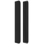 Headboard with ears black synthetic leather 183x16x118/128 cm by vidaXL, Headboards and footboards - Ref: Foro24-3119682, Pri...