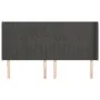 Headboard with dark gray velvet ears 163x16x118/128 cm by vidaXL, Headboards and footboards - Ref: Foro24-3119873, Price: 120...