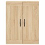 Armarios de pared 2 uds madera de ingeniería roble Sonoma