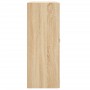Armarios de pared 2 uds madera de ingeniería roble Sonoma