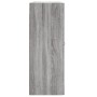Armarios de pared 2 uds madera de ingeniería gris Sonoma