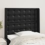 Kopfteil mit Ohren aus schwarzem Kunstleder, 83x16x118/128 cm von vidaXL, Kopf- und Fußteile - Ref: Foro24-3119652, Preis: 69...