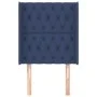 Cabecero con orejas de tela azul 83x16x118/128 cm de vidaXL, Cabeceros y pies de cama - Ref: Foro24-3119896, Precio: 81,92 €,...
