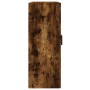 Armarios de pared 2 uds madera de ingeniería roble ahumado