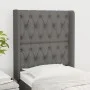 Kopfteil mit dunkelgrauen Stoffohren 83x16x118/128 cm von vidaXL, Kopf- und Fußteile - Ref: Foro24-3119891, Preis: 81,61 €, R...