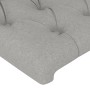 Kopfteil mit hellgrauen Stoffohren 103x16x118/128 cm von vidaXL, Kopf- und Fußteile - Ref: Foro24-3119906, Preis: 73,85 €, Ra...