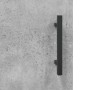 Armarios de pared 2 uds madera de ingeniería gris hormigón