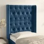 Kopfteil mit dunkelblauen Samtohren 83x16x118/128 cm von vidaXL, Kopf- und Fußteile - Ref: Foro24-3119950, Preis: 85,93 €, Ra...