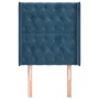 Kopfteil mit dunkelblauen Samtohren 83x16x118/128 cm von vidaXL, Kopf- und Fußteile - Ref: Foro24-3119950, Preis: 87,63 €, Ra...