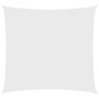 Toldo de vela cuadrado tela Oxford blanco 3x3 m