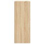 Armarios de pared 2 uds madera de ingeniería roble Sonoma