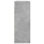 Armarios de pared 2 uds madera de ingeniería gris hormigón
