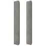 Kopfteil mit hellgrauen Samtohren 163x16x118/128 cm von vidaXL, Kopf- und Fußteile - Ref: Foro24-3119970, Preis: 146,41 €, Ra...