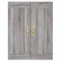 Armarios de pared 2 uds madera de ingeniería gris Sonoma