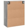 Armarios de pared 2 uds madera de ingeniería gris Sonoma
