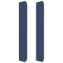 Headboard with blue fabric ears 93x16x118/128 cm by vidaXL, Headboards and footboards - Ref: Foro24-3120002, Price: 74,91 €, ...