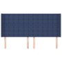 Kopfteil mit blauen Stoffohren 183x16x118/128 cm von vidaXL, Kopf- und Fußteile - Ref: Foro24-3120034, Preis: 134,94 €, Rabat...
