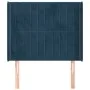 Kopfteil mit dunkelblauen Samtohren 103x16x118/128 cm von vidaXL, Kopf- und Fußteile - Ref: Foro24-3119864, Preis: 75,72 €, R...