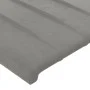 Kopfteil mit hellgrauen Samtohren 203x16x118/128 cm von vidaXL, Kopf- und Fußteile - Ref: Foro24-3119884, Preis: 136,25 €, Ra...