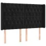 Headboard with black velvet ears 163x16x118/128 cm by vidaXL, Headboards and footboards - Ref: Foro24-3119972, Price: 166,05 ...