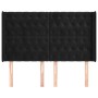 Headboard with black velvet ears 163x16x118/128 cm by vidaXL, Headboards and footboards - Ref: Foro24-3119972, Price: 148,27 ...