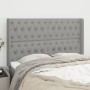 Kopfteil mit hellgrauen Stoffohren 147x16x118/128 cm von vidaXL, Kopf- und Fußteile - Ref: Foro24-3119914, Preis: 124,05 €, R...