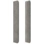 Kopfteil mit hellgrauen Samtohren 203x16x118/128 cm von vidaXL, Kopf- und Fußteile - Ref: Foro24-3120080, Preis: 138,48 €, Ra...