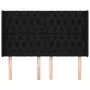 Headboard with black fabric ears 163x16x118/128 cm by vidaXL, Headboards and footboards - Ref: Foro24-3119924, Price: 151,64 ...