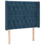 Kopfteil mit dunkelblauen Samtohren 93x16x118/128 cm von vidaXL, Kopf- und Fußteile - Ref: Foro24-3119956, Preis: 104,24 €, R...