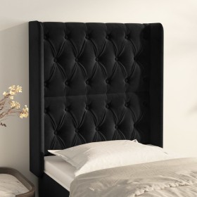 Kopfteil mit schwarzen Samtohren 83x16x118/128 cm von vidaXL, Kopf- und Fußteile - Ref: Foro24-3119948, Preis: 94,68 €, Rabat...