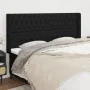 Headboard with black fabric ears 203x16x118/128 cm by vidaXL, Headboards and footboards - Ref: Foro24-3119940, Price: 154,70 ...