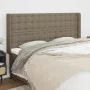 Headboard with ears in taupe gray fabric 183x16x118/128 cm by vidaXL, Headboards and footboards - Ref: Foro24-3120032, Price:...