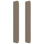 Headboard with ears in taupe gray fabric 183x16x118/128 cm by vidaXL, Headboards and footboards - Ref: Foro24-3120032, Price:...