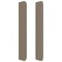 Headboard with ears in taupe gray fabric 183x16x118/128 cm by vidaXL, Headboards and footboards - Ref: Foro24-3120032, Price:...