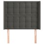 Kopfteil mit dunkelgrauen Samtohren 103x16x118/128 cm von vidaXL, Kopf- und Fußteile - Ref: Foro24-3120057, Preis: 66,71 €, R...