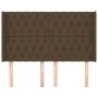 Headboard with light gray fabric ears 147x16x118/128 cm by vidaXL, Headboards and footboards - Ref: Foro24-3119917, Price: 13...