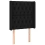 Headboard with black fabric ears 83x16x118/128 cm by vidaXL, Headboards and footboards - Ref: Foro24-3119892, Price: 88,85 €,...