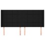 Headboard with black fabric ears 163x16x118/128 cm by vidaXL, Headboards and footboards - Ref: Foro24-3119588, Price: 116,10 ...