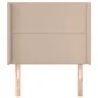 Kopfteil mit Ohren, Cappuccino-Kunstleder, 103 x 16 x 118/128 cm von vidaXL, Kopf- und Fußteile - Ref: Foro24-3119529, Preis:...