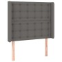Kopfteil mit Ohren, graues Kunstleder, 93 x 16 x 118/128 cm von vidaXL, Kopf- und Fußteile - Ref: Foro24-3119662, Preis: 84,5...