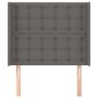 Kopfteil mit Ohren, graues Kunstleder, 93 x 16 x 118/128 cm von vidaXL, Kopf- und Fußteile - Ref: Foro24-3119662, Preis: 84,5...