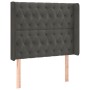 Kopfteil mit dunkelgrauen Samtohren 103x16x118/128 cm von vidaXL, Kopf- und Fußteile - Ref: Foro24-3119959, Preis: 85,15 €, R...