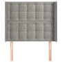 Kopfteil mit hellgrauen Samtohren 103x16x118/128 cm von vidaXL, Kopf- und Fußteile - Ref: Foro24-3120056, Preis: 79,07 €, Rab...