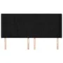 Cabecero con orejas de terciopelo negro 183x16x118/128 cm de vidaXL, Cabeceros y pies de cama - Ref: Foro24-3119880, Precio: ...