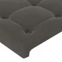 Headboard with dark gray velvet ears 93x16x118/128 cm by vidaXL, Headboards and footboards - Ref: Foro24-3120051, Price: 68,4...