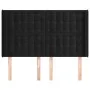Cabecero con orejas de terciopelo negro 147x16x118/128 cm de vidaXL, Cabeceros y pies de cama - Ref: Foro24-3120064, Precio: ...