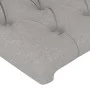 Kopfteil mit hellgrauen Stoffohren 83x16x118/128 cm von vidaXL, Kopf- und Fußteile - Ref: Foro24-3119890, Preis: 81,58 €, Rab...